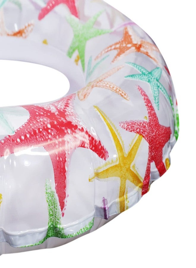 بوكسو حلقة سباحة آمنة قابلة للنفخ للأطفال من بوكسو، مطبوعة برسومات كرتونية (متعددة الألوان) - Image 3